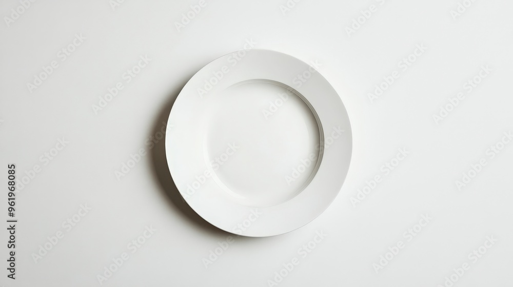 Minimalist Culinary Photography of Dish on Pure White Background for Clean and Elegant Look Minimalist Culinary Photography of Dish on Pure White Background for Clean and Elegant Look