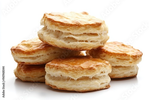 Wallpaper Mural White background with buttermilk biscuits Torontodigital.ca