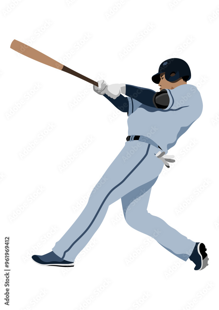 Obraz premium 野球選手「バッター」