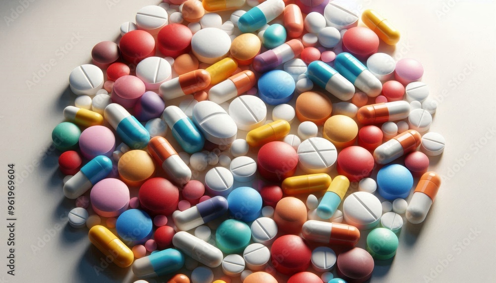 The Variety of Medication: Different Pills and Capsules Representing Healthcare Solutions. The Variety of Medication: Different Pills and Capsules Representing Healthcare Solutions.
