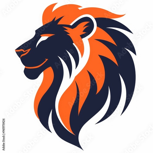 Wallpaper Mural animal leon logo design vector king Torontodigital.ca