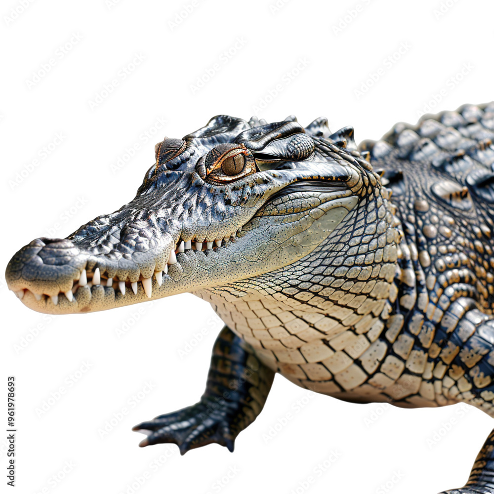 Obraz premium crocodile isolated on white