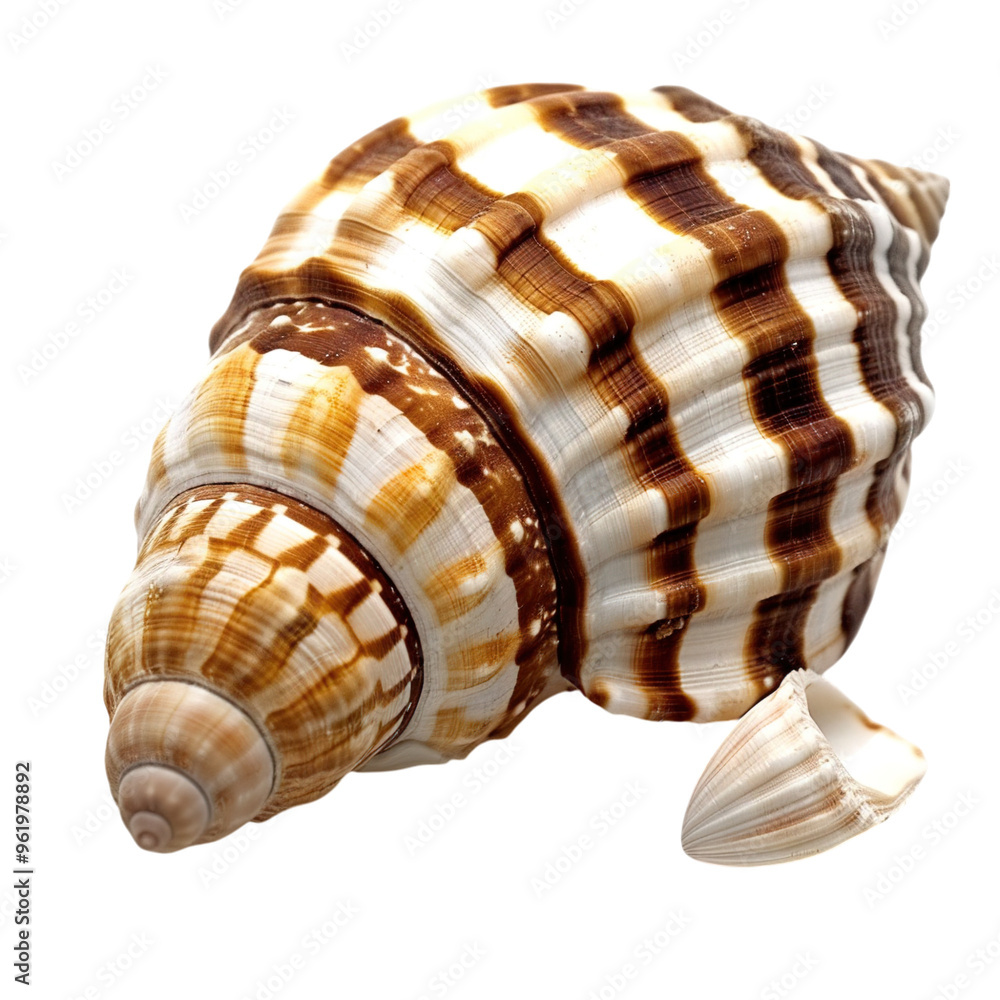 Obraz premium seashell isolated on white background