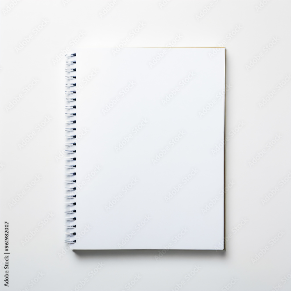 Open notebook with blank pages empty notepad copy space empty book isolated in white background Open notebook with blank pages empty notepad copy space empty book isolated in white background