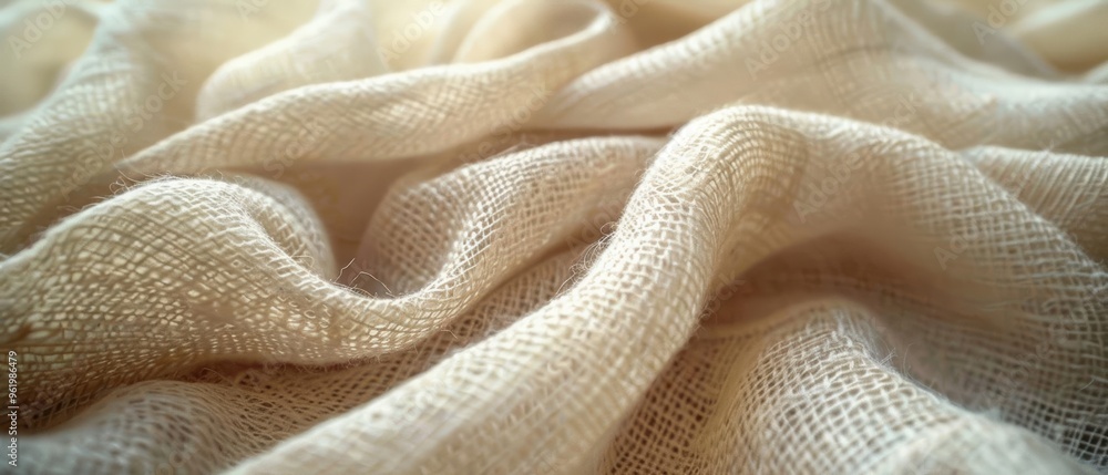 Elegant White Fabric Textured Background in Soft Light, Perfect for Design Projects and Branding Elegant White Fabric Textured Background in Soft Light, Perfect for Design Projects and Branding
