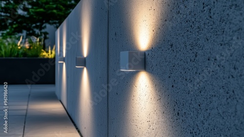 Energy Efficiency in Minimalist Exterior Lighting, Explore how energy-efficient options, such as LED wall-mounted lights, can provide sustainable lighting solutions for minimalist exteriors