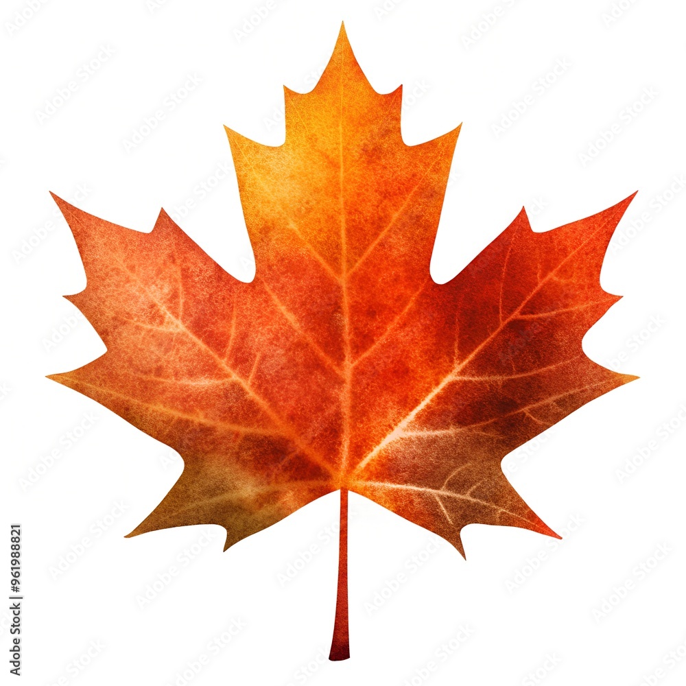 Obraz premium maple leaf isolated on white