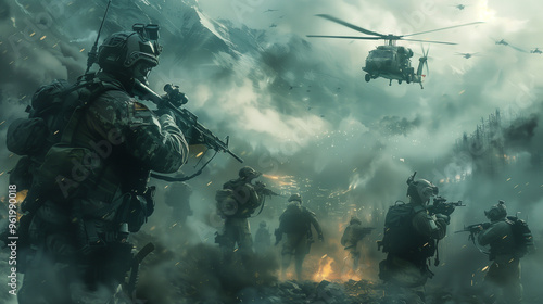 battlefield and network. Hybrid war