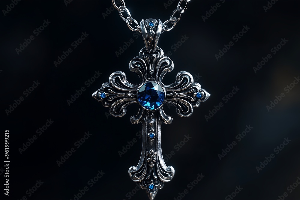 Mystical Blue Gem Gothic Cross Necklace Shining Brightly in the Depths of a Mysterious Night
神秘的な夜の深淵で輝く青い宝石を持つゴシッククロスネックレス Generative AI Mystical Blue Gem Gothic Cross Necklace Shining Brightly in the Depths of a Mysterious Night
神秘的な夜の深淵で輝く青い宝石を持つゴシッククロスネックレス Generative AI