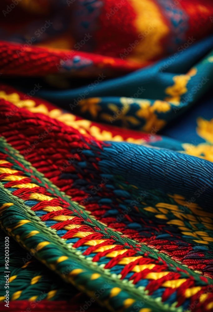 vibrant close colorful fabric patterns textures showcasing intricate designs rich colors, art, textile, material, weave, thread, fibers, stitching vibrant close colorful fabric patterns textures showcasing intricate designs rich colors, art, textile, material, weave, thread, fibers, stitching