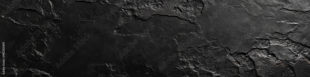 Fototapeta premium Anthracite Concrete Texture with Cracks: AI-Generated 4K Wallpaper for Industrial Chic Designs. Dark Gray Cement Backdrop for Urban Aesthetic, Cultural Marketing, Bestselling Themes, and End-of-Season