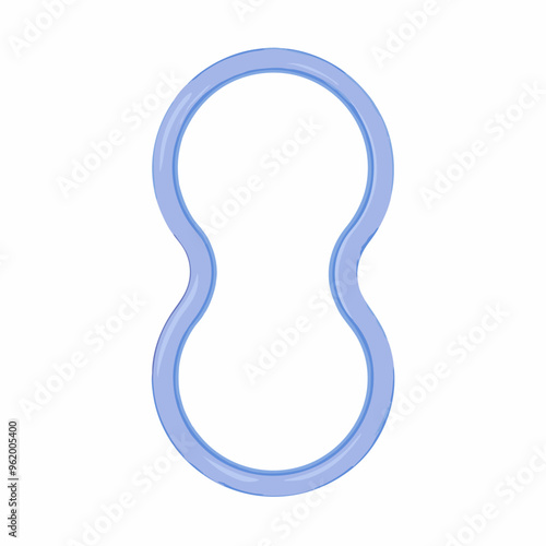 Vaginal ring female icon cartoon vector Birth control Pill control (9)