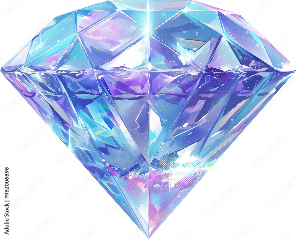 Sparkling blue diamond Sparkling blue diamond