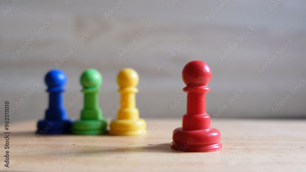 Successful business team leader concept. Successful business team leader concept.