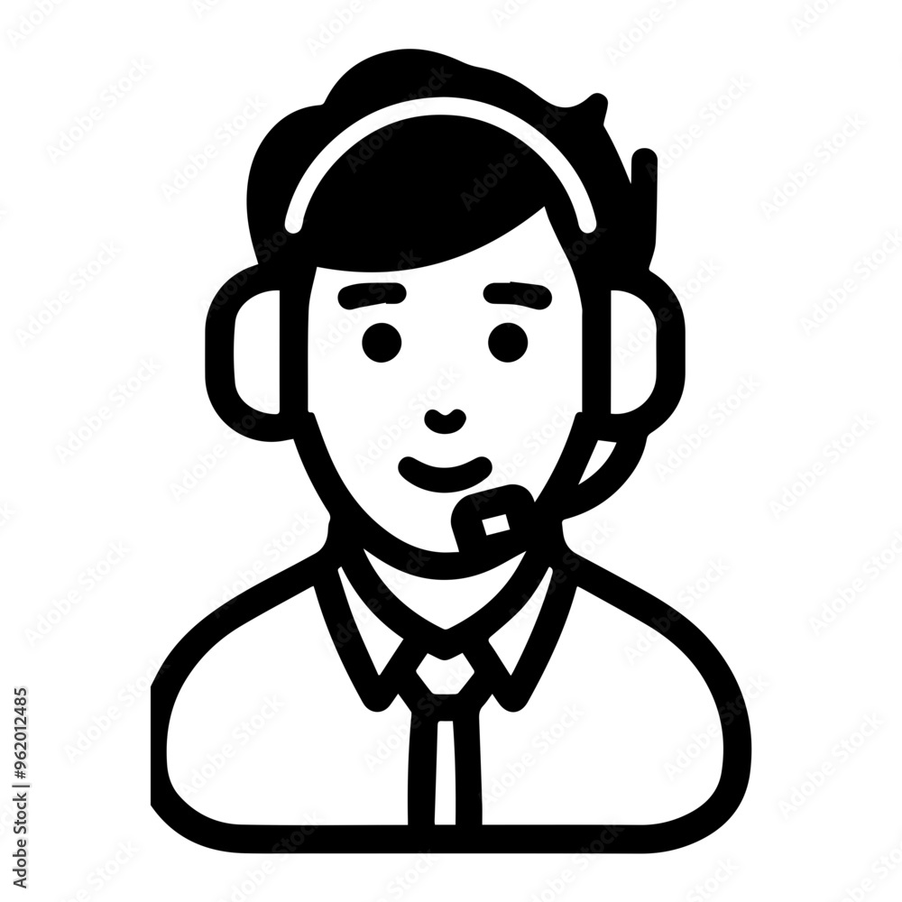 Call center operator avatar icon Call center operator avatar icon
