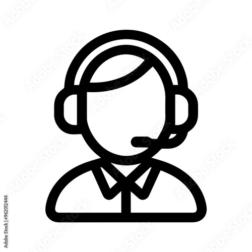 Call center operator avatar icon