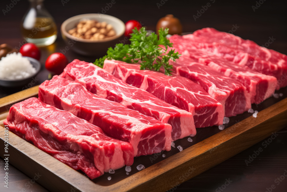 Original japanisches Wagyu Beef, Generative AI Original japanisches Wagyu Beef, Generative AI