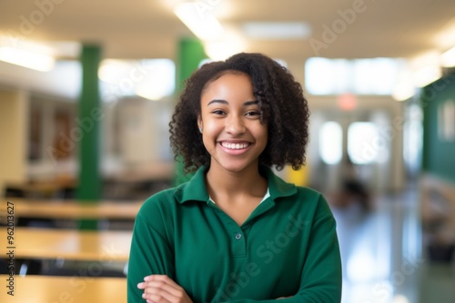 Smiling portrait of a female student