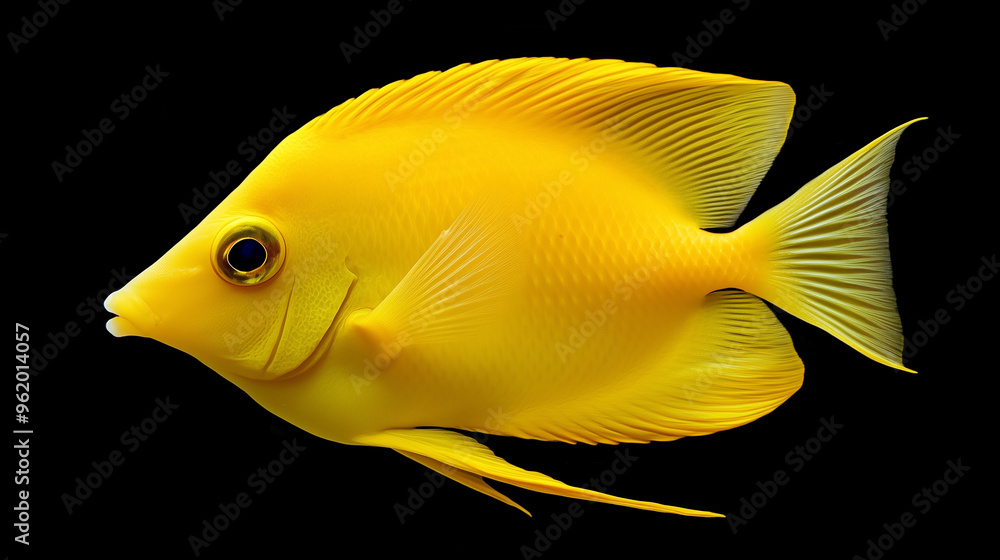 Yellow aquarium fish Yellow aquarium fish