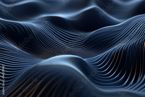 Abstract wave particle technology background