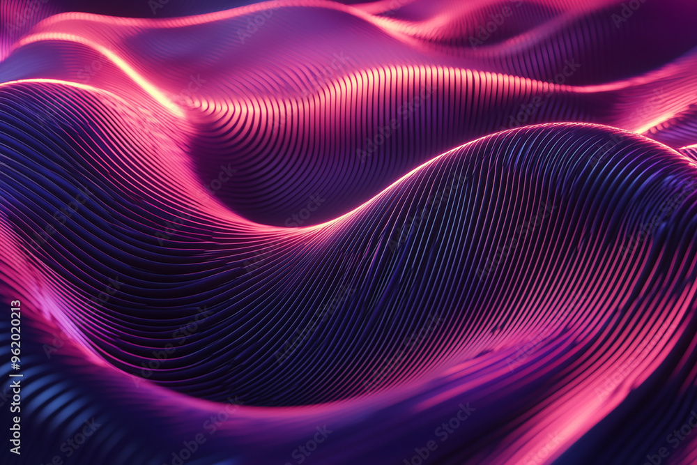 Abstract wave particle technology background Abstract wave particle technology background