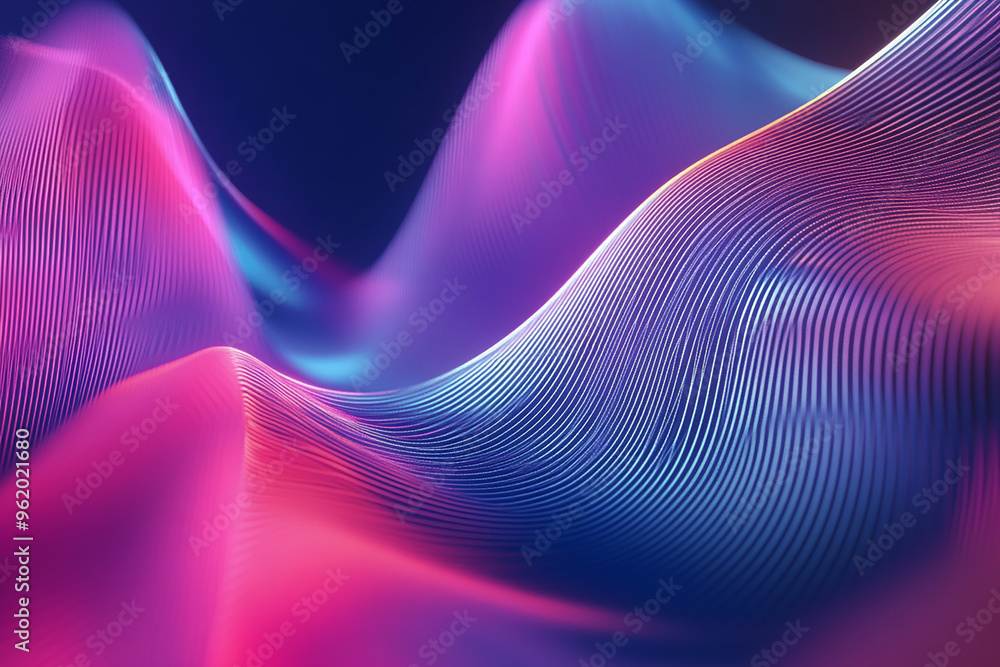 Abstract wave particle technology background Abstract wave particle technology background