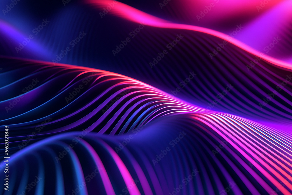 Abstract wave particle technology background Abstract wave particle technology background