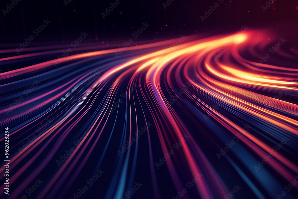 Abstract wave particle technology background Abstract wave particle technology background