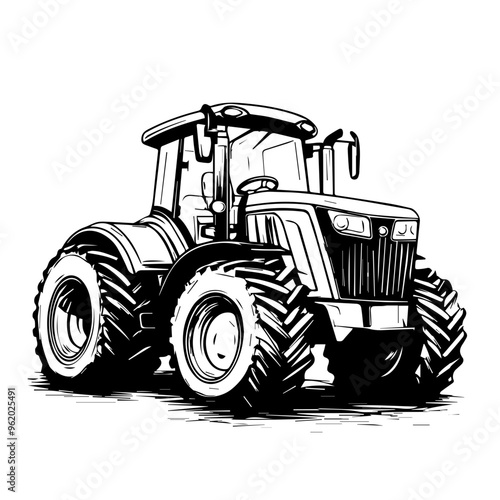 Tractor Vector