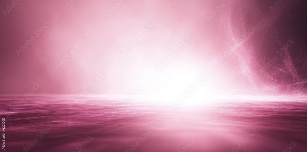 Abstract Pink Background with Light and Waves Abstract Pink Background with Light and Waves
