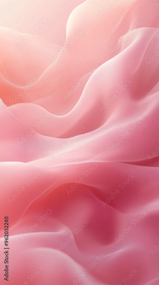 Abstract Pink Fabric Draped with Soft Light Abstract Pink Fabric Draped with Soft Light