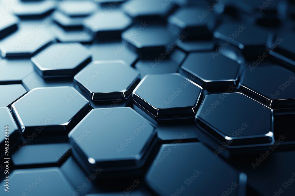 Futuristic Hexagon Mosaic Patterns - Abstract Geometric Background Design Futuristic Hexagon Mosaic Patterns - Abstract Geometric Background Design