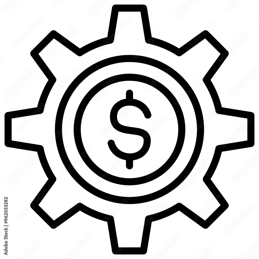 Development icon with line style Development icon with line style