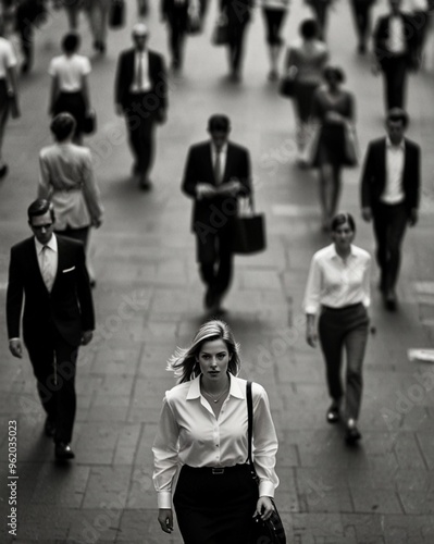 people walking in the city