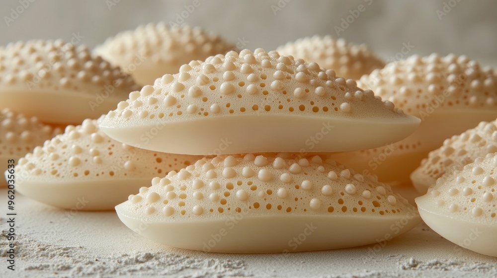Abstract Textured White Shapes Abstract Textured White Shapes