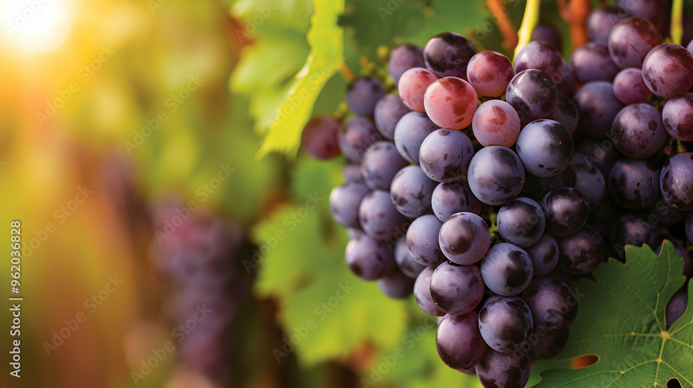 Sun Drenched Vineyard Vibrant Clusters Rip Sun Drenched Vineyard Vibrant Clusters Rip