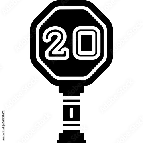 Speed Limit Sign Icon