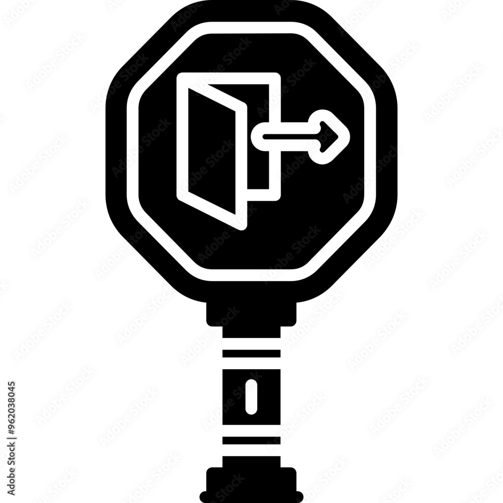 Exit Sign Icon Exit Sign Icon