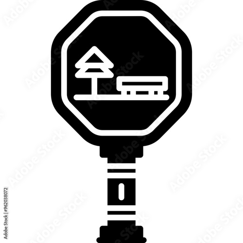 Rest Area Sign Icon