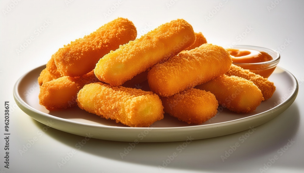 Crispy Cheese Sticks with Dipping Sauce Crispy Cheese Sticks with Dipping Sauce