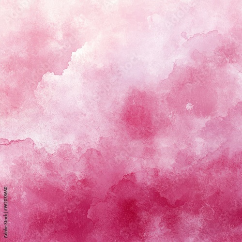 Abstract Watercolor Background with Pink and White Hues