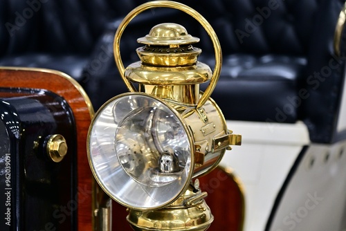 Vintage Antique Automobile Oil Lamp