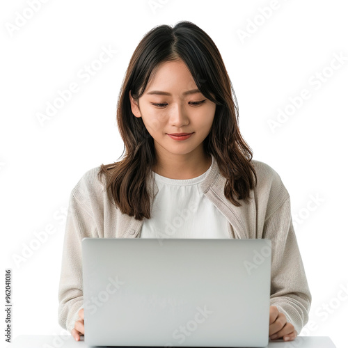 woman with laptop