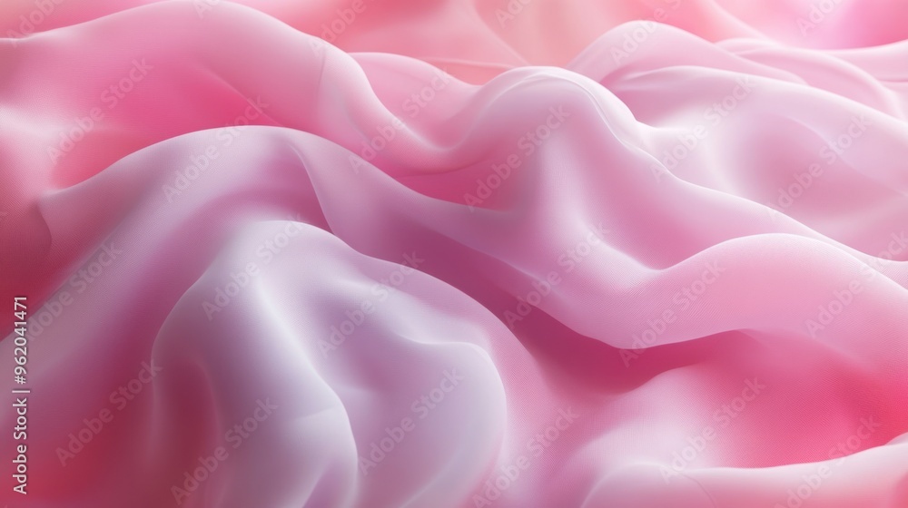 Abstract Pink Fabric Draped and Folded Abstract Pink Fabric Draped and Folded