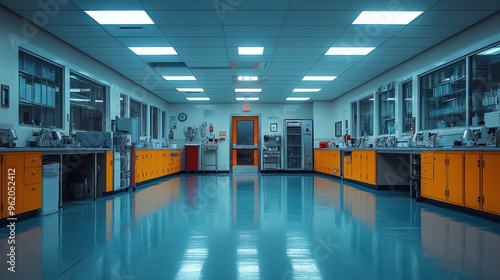 Empty Laboratory Interior