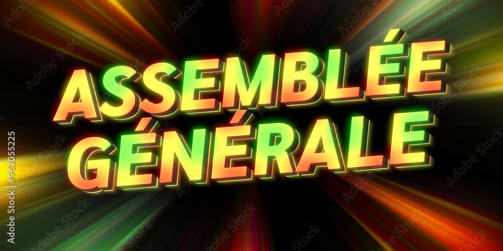 assemblée générale fond jaune et vert assemblée générale fond jaune et vert