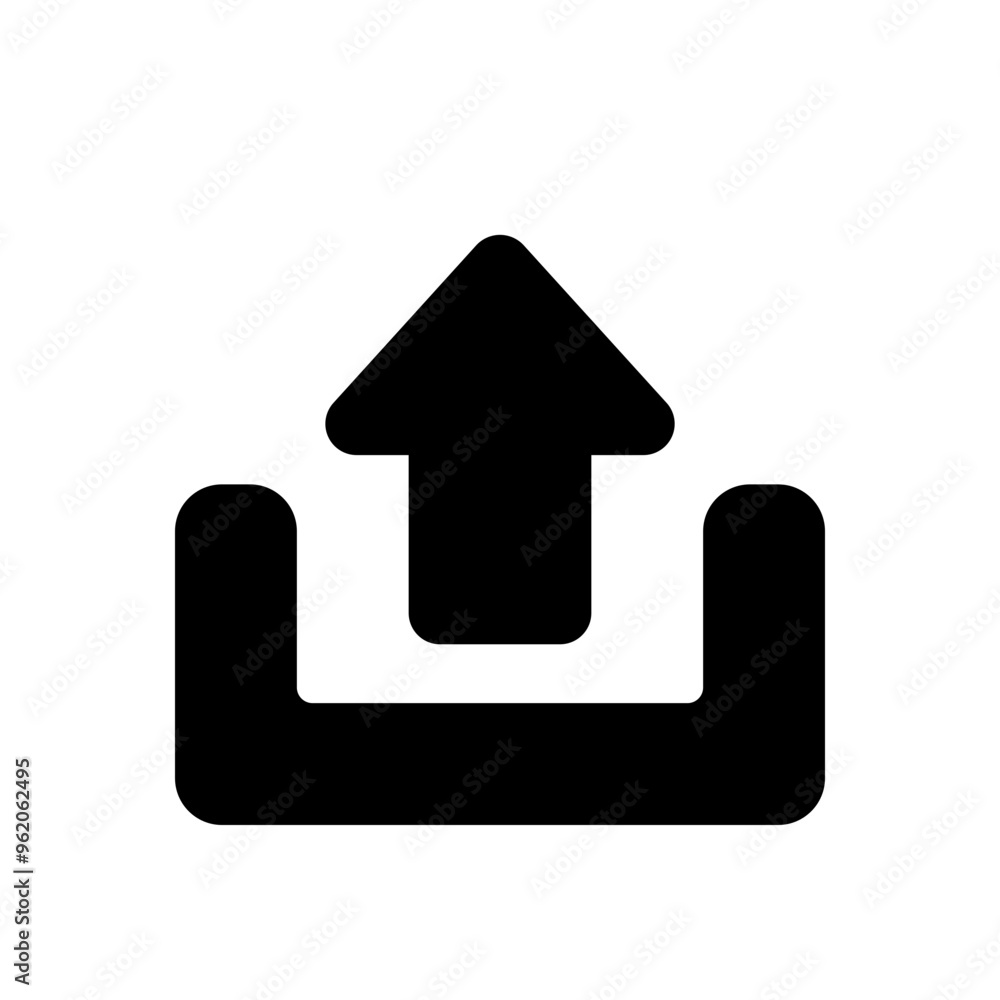 Upload, Web, App, Internet, website, computer Solid fill Icon Upload, Web, App, Internet, website, computer Solid fill Icon