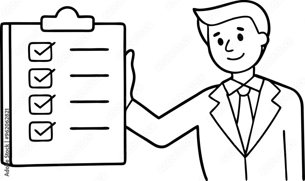 Complete checklist or finishing checkbox, task done within deadline, complete tasks list or project, approval or achievement concept, businessman put tick on complete checklist on paper clipboard Complete checklist or finishing checkbox, task done within deadline, complete tasks list or project, approval or achievement concept, businessman put tick on complete checklist on paper clipboard