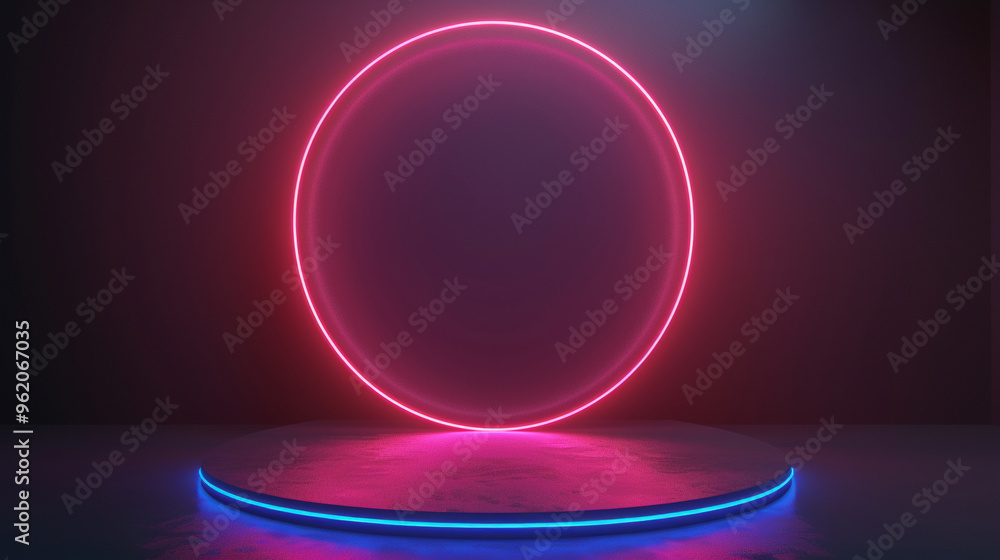 3d render of a glowing neon sign on a red background 3d render of a glowing neon sign on a red background