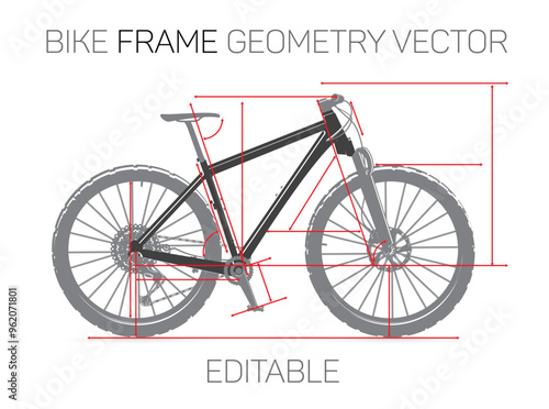 Modern bikes geometry.